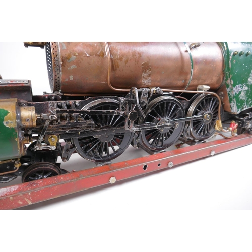 17 - A scratch built live steam Britannia Locomotive, 3½