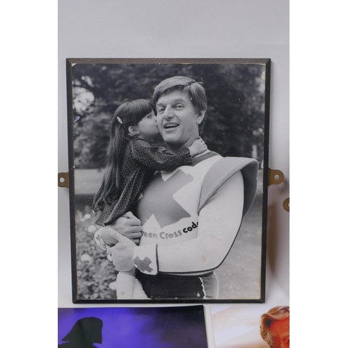 116 - A collection of David Prowse/Darth Vader photographs and memorabilia, largest 20 x 30cm