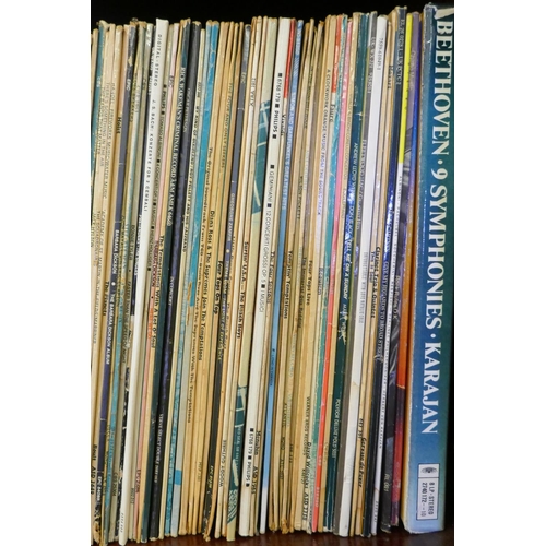 147 - A large quantity of retro Rock, Pop, Soul and Classical vinyls including The Temptations, 'Wish It W... 