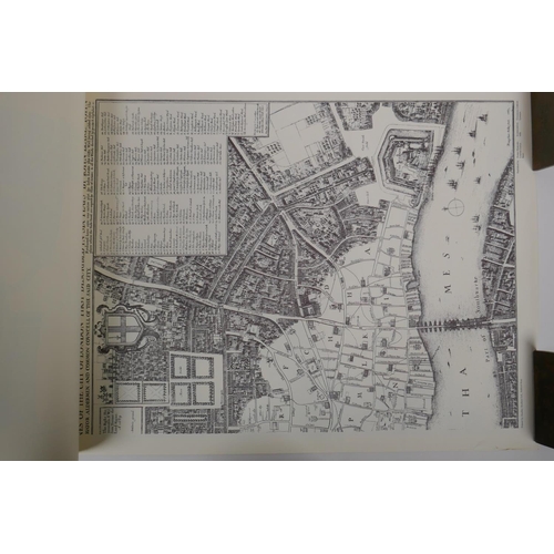 222 - A collection of early maps of London, 1553-1667, with an introduction by John Fisher, published Harr... 