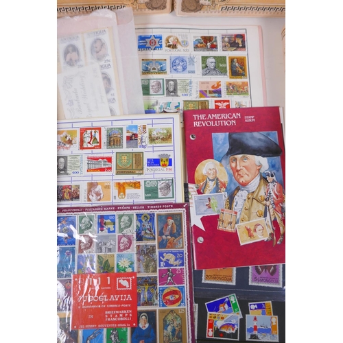 224 - A set of eight Stanley Gibbons stamp albums commemorating the marriage of Charles and Diana througho... 