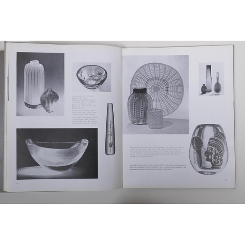 45 - 'Modern Glass' by Guillaume Janneau, 1931, and 'The Beauty of Modern Glass' by R. Stennett-Willson, ... 