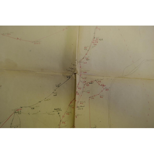 79 - A quantity of maps, early C20th Afghanistan, published under the direction of Col. S.G. Burrard, Cal... 