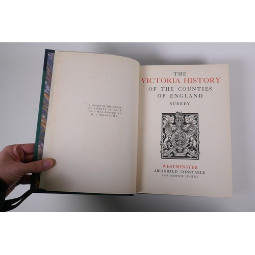 104 - The Victoria History of the Counties of England, Surrey, Volume I, edited by H.E. Malden, published ... 