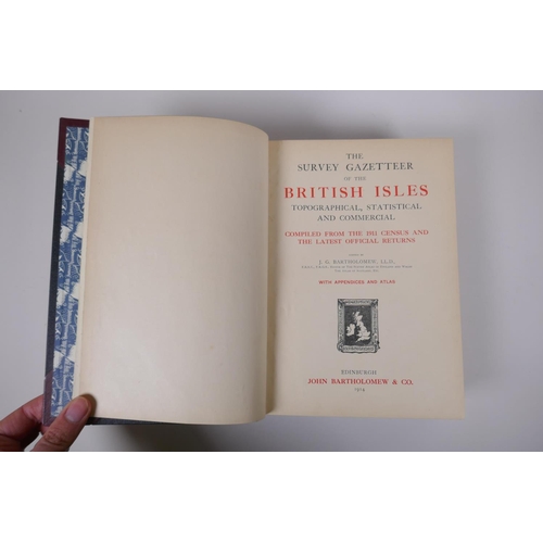 110 - The Survey Gazetteer of the British Isles, Topographical, Statistical and Commercial, complied from ... 