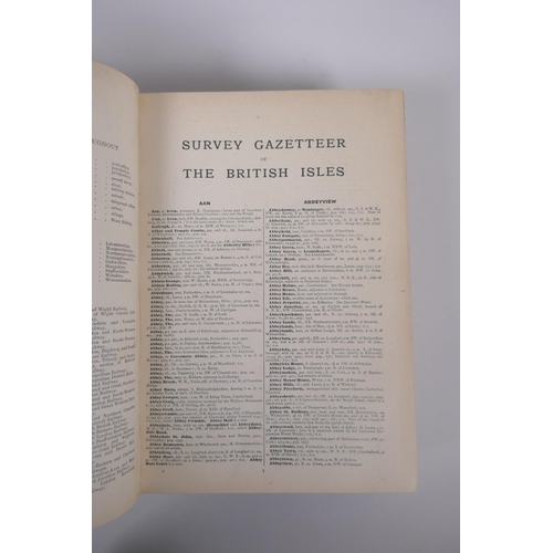 110 - The Survey Gazetteer of the British Isles, Topographical, Statistical and Commercial, complied from ... 