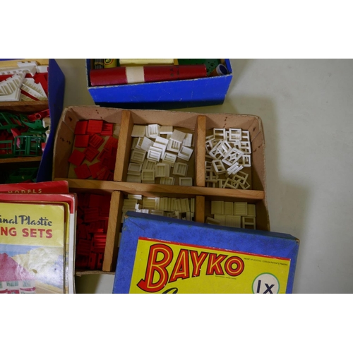 151 - A box of Bayko No.1 building set and another 'converting' set