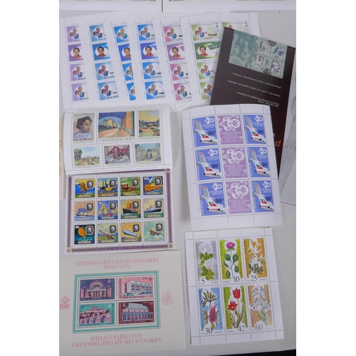 162 - A large quantity of Mint World Stamps including Iraq, Venezuela, New Zealand, Ascension Island, Gamb... 