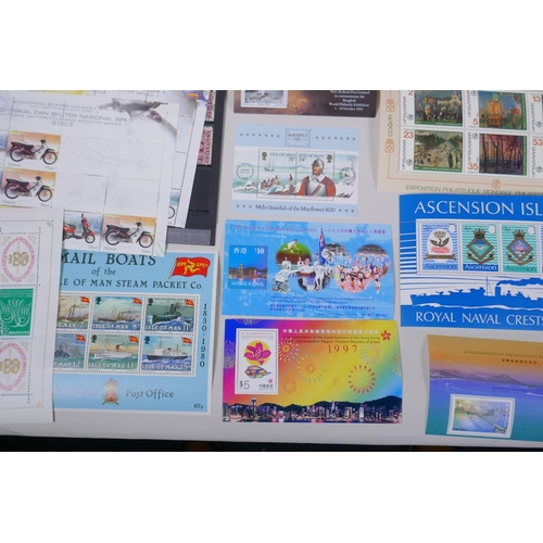 55 - A large quantity of Mint World Stamps including Iraq, Venezuela, New Zealand, Ascension Island, Gamb... 