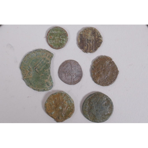 144 - A collection of antique Roman and British coinage, and a small collection of later world coinage