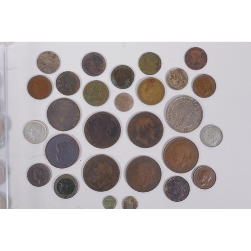 144 - A collection of antique Roman and British coinage, and a small collection of later world coinage