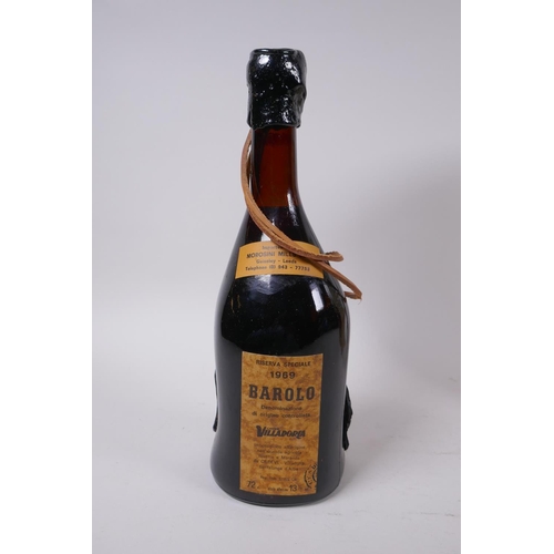 229 - A bottle of Villadoria Barolo Riserva Speciale, 1969, 72cm, with original box