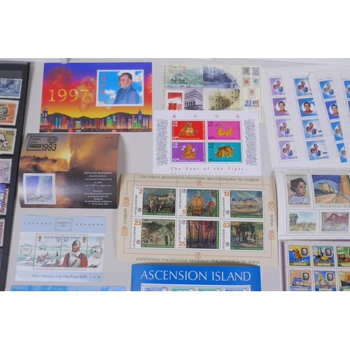 55 - A large quantity of Mint World Stamps including Iraq, Venezuela, New Zealand, Ascension Island, Gamb... 