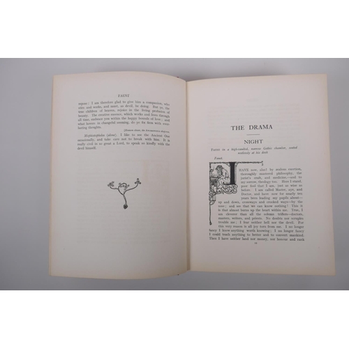 85 - Faust by Johann Wolfgang Von Goethe, translated by Abraham Hayward with illustrations by Willy Pogan... 