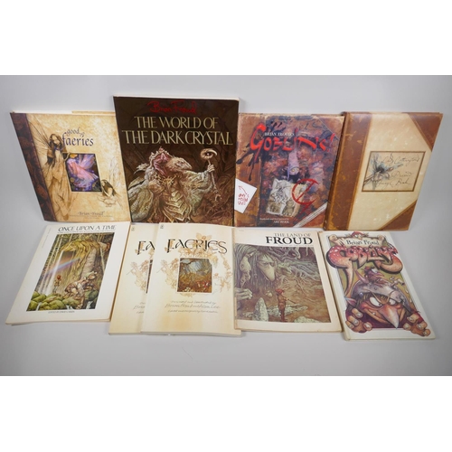 88 - A collection of books illustrated by Brian Foud, including Goblins, Once Upon a Time, The Land of Fr... 