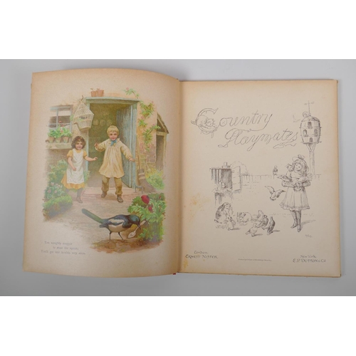 89 - A collection of Victorian illustrated children's books, including Bubbles by A.M. Lockyer, There Was... 