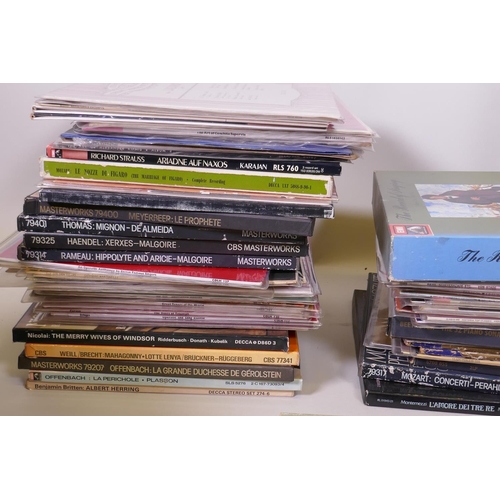 93 - A large quantity of LP records, opera and classical