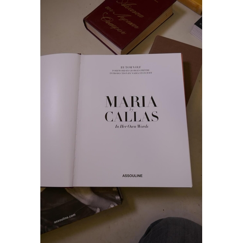 99 - Stelios Galatopoulos, collection of books by the author on Maria Callas, and other volumes on the sa... 