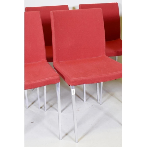 1089 - A set of six Ligne roset dining chairs