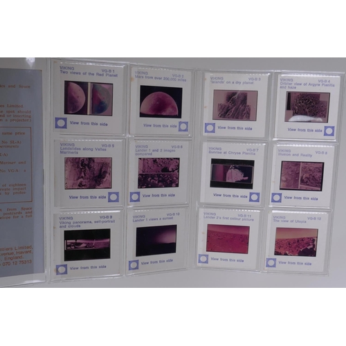 132 - Of space interest: a collection of Woodmansterne duplicate colour slides of NASA photographs in orig... 