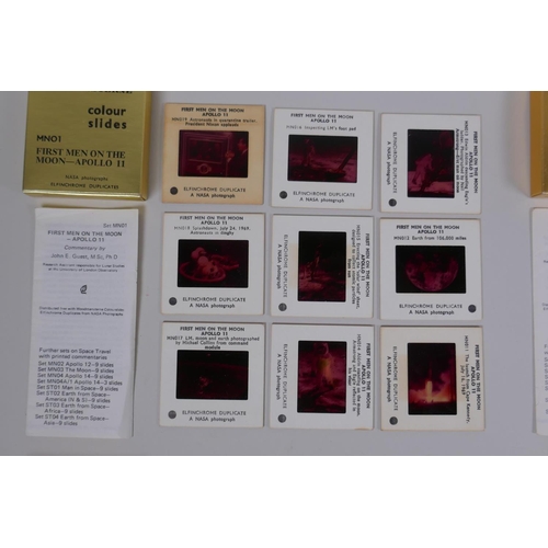 132 - Of space interest: a collection of Woodmansterne duplicate colour slides of NASA photographs in orig... 