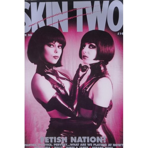 137 - Three '90s issues of Skin Two fettish magazines and two '90s Fiona Cooper glamour video catalogues/m... 