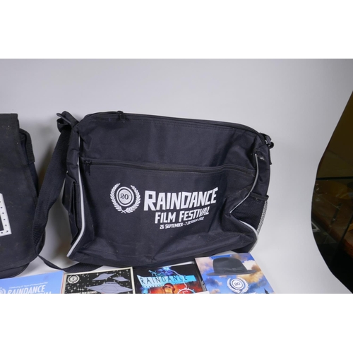 179 - A quantity of Raindance Film Festival and other film memorabilia