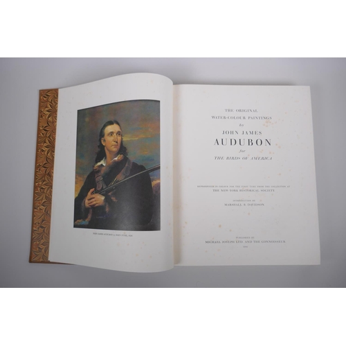 19 - The Original Water-Colour Paintings by John James Audubon for The Birds of America, two volume box s... 