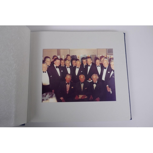 192 - A 1970s photo album relating to Parliament featuring Lord Manny Shinwell, Harold Wilson, Harry Secom... 