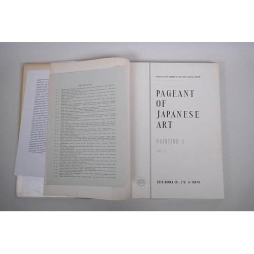 42 - Pageant of Japanese Art, in six volumes, published by Toto Bunka Co, Ltd, Tokyo, 1952, and a collect... 