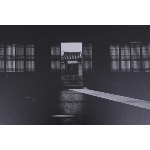 815 - Boo Moon, (South Korean, b.1955), Hahoe Village of Andong, two duotone plates taken from a portfolio... 