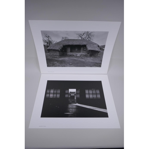 815 - Boo Moon, (South Korean, b.1955), Hahoe Village of Andong, two duotone plates taken from a portfolio... 