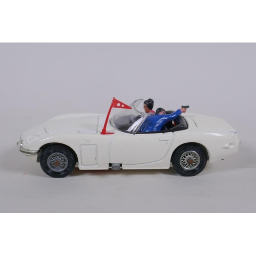 83 - Corgi Toys 336, James Bond Toyota 2000GT, complete with missiles, paperwork and original box