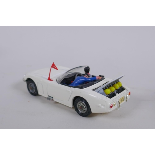 83 - Corgi Toys 336, James Bond Toyota 2000GT, complete with missiles, paperwork and original box