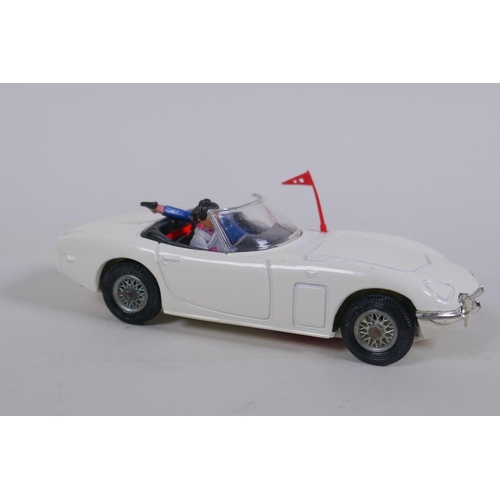 83 - Corgi Toys 336, James Bond Toyota 2000GT, complete with missiles, paperwork and original box