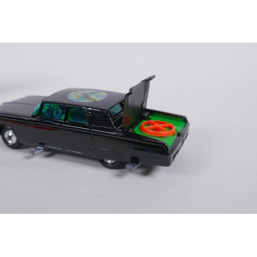 84 - Corgi Toys 258 Black Beauty Green Hornet Crime Fighting Car, complete with missiles and flying radar... 