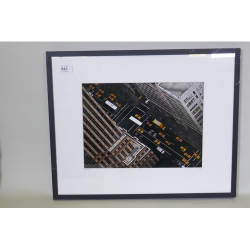 842 - Nina Papiorek, 'Traffic', a fine colour photo print inscribed on the mount No 484, 32 x 23cm