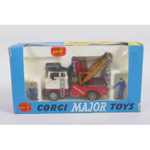 85 - Corgi Major 1142 Holmes Wrecker recovery vehicle with Ford tilt cab, in original box