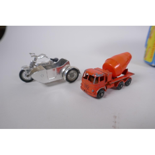 86 - Matchbox K-16 King Size Dodge Tractor with twin tippers, in original box, cellophane AF, a Matchbox ... 