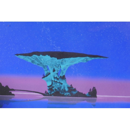 861 - Roger Dean (British, born 1944) 'The Progeny Paintings', set of eight lithoprints and a pencil signe... 