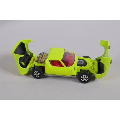 90 - Corgi 342 Lamborghini P400 GT Miura, Fighting Bull, Revised Specification with whizzwheels, replacin... 