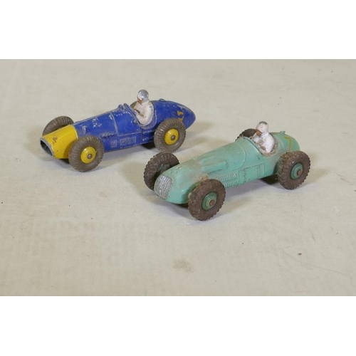 99 - Dinky Toys, 23H Ferrari and 23J H.W.M racing cars