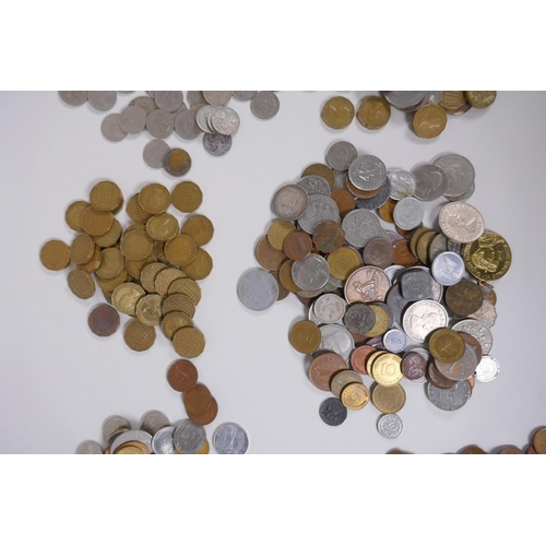 115 - A large quantity of C19th and C20th British and world coinage
