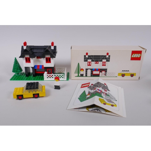 20 - Three rare 1976 Lego Weetabix 'Send Away' promotional Lego sets, comprising Set 00-2 Weetabix Promot... 