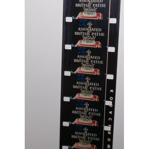 224 - A 16mm film of the Coronation of Queen Elizabeth II, titled Elizabeth is Queen, produced by Associat... 