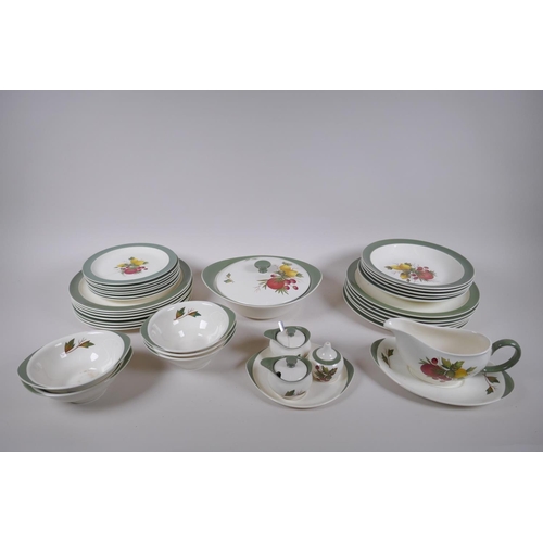 267 - A Wedgwood Covent Garden part dinner service comprising a tureen, sauce boat and saucer, condiment s... 