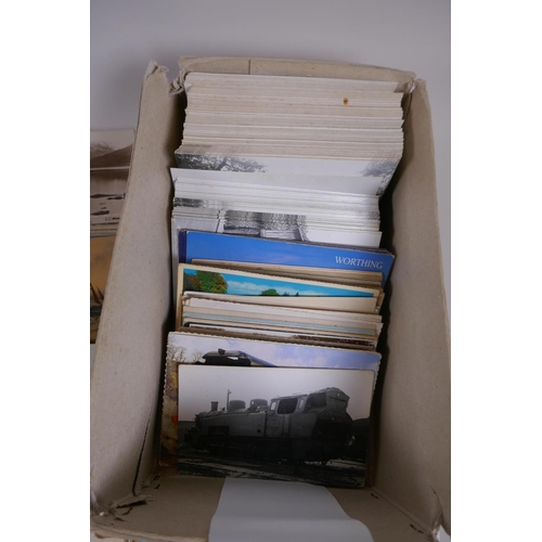 292 - A large quantity of postcards including topographical, art, greeting, advertising etc