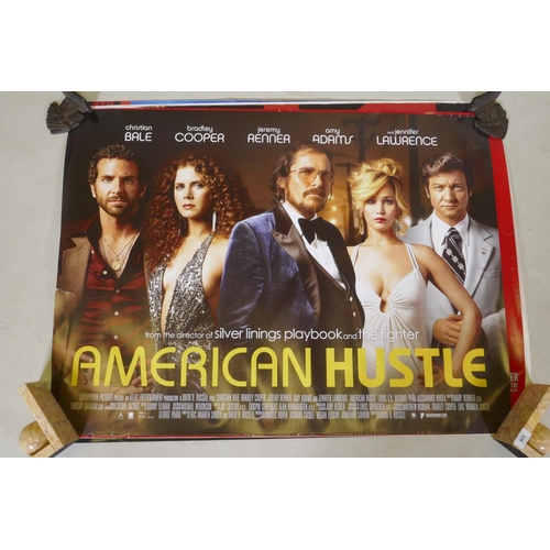 306 - Ten British film Quad posters including Entrapment, American Hustle, Sea of Love, John Carter, Rob R... 