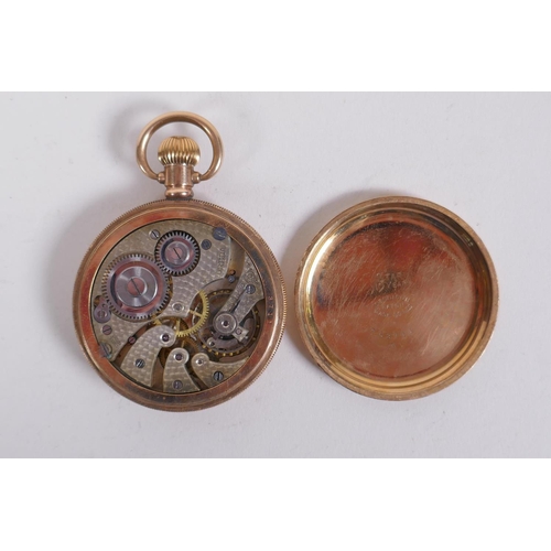 603 - An L.N.E.R. (London & North Eastern Railway) railway issued pocket watch by Selex, marked to the... 