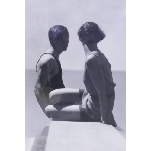 824 - George Hoyningen-Huene, Bathers I, 1930, a limited edition 65/250 printed 2014 from the Vogue Archiv... 